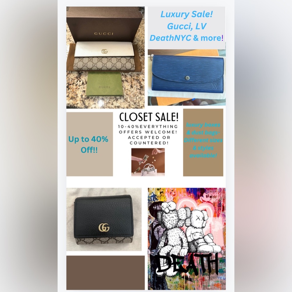 Flash Sale! Offers encouraged! 10-40% off closet price!